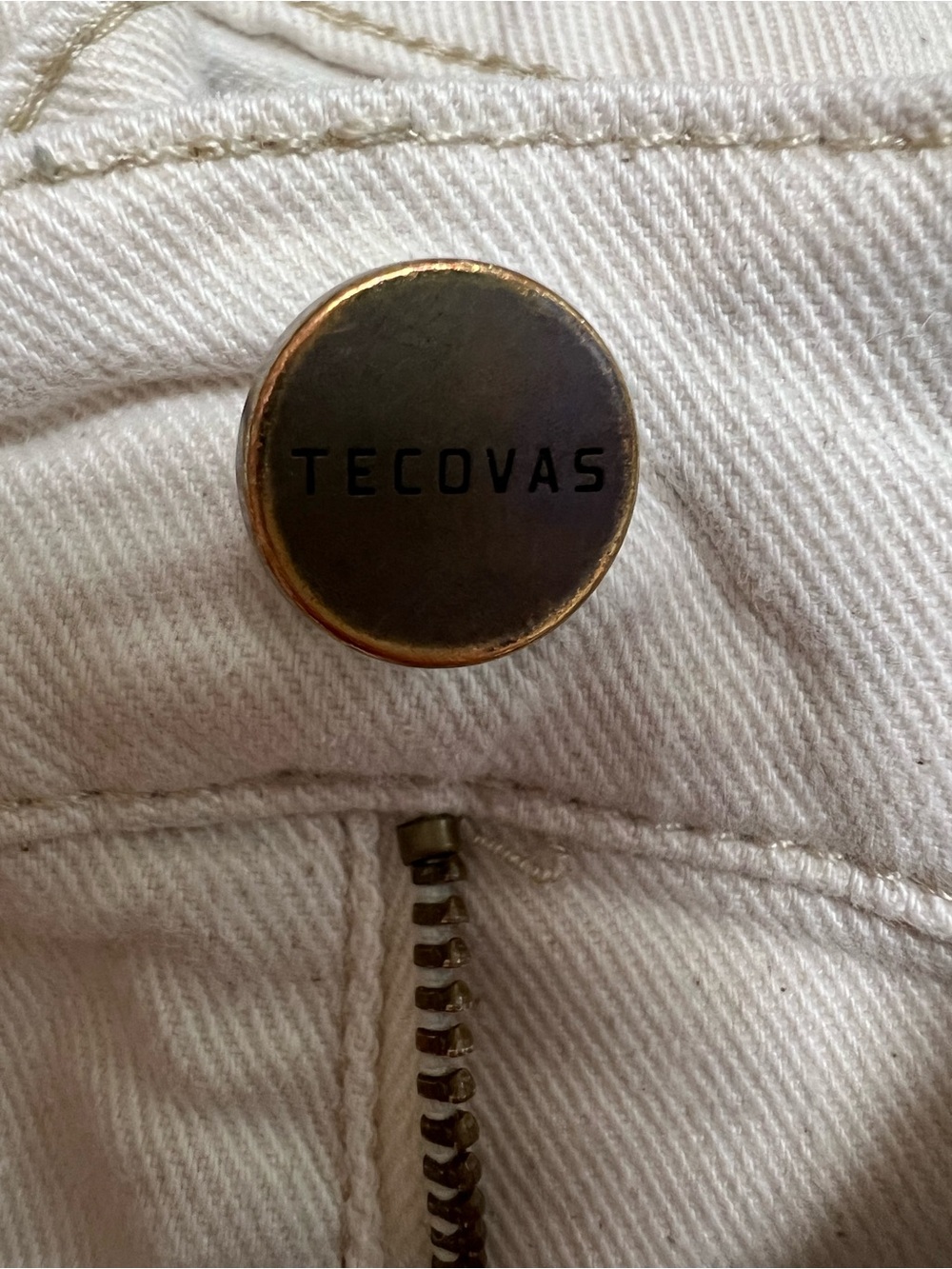 Tecovas Men's White Straight Leg Western Stretch Denim Jeans - Picture 8 of 13